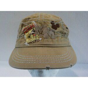 Disney Parks Mickey Mouse in Steamboat Willie Distressed Strap Back Hat Adult Sz